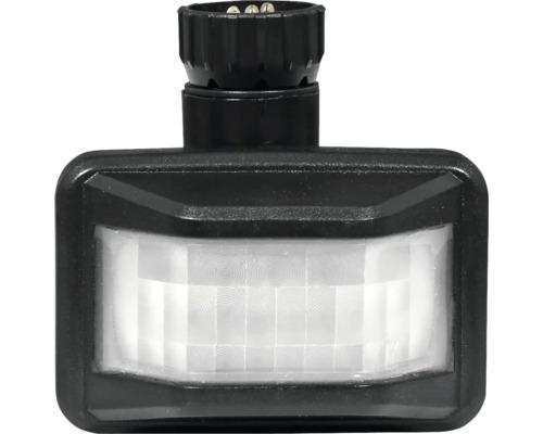 LED senzor pohybu PIR k reflektoru ECOPLANET ZIPO IP65 čierny Pohybový senzor pre vonkajšie použitie