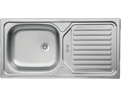 Nerezový drez s odkvapkávacou plochou