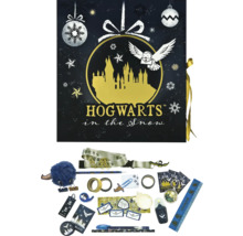 Harry Potter adventný kalendár s rôznymi doplnkami s témou Rokfortu v snehu