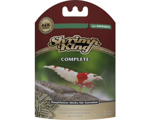 Kompletné krmivo pre krevety Shrimp King v 45-gramovom balení