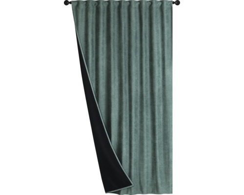 Termo záves St. Moritz zelený 140x255cm Zatemňovací záves so sťahovacou páskou