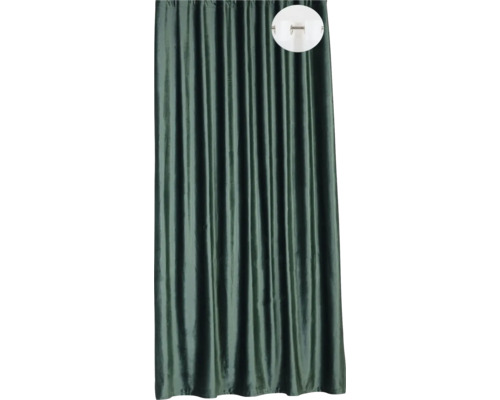 Záves s okami Graz zelený 140x260cm Záves s očkami