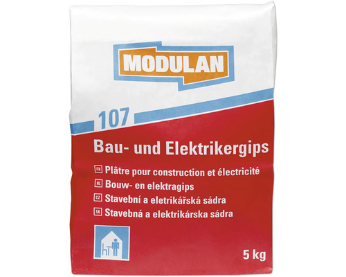 Stavebná a elektrikárska sádra Modulan 107, 5 kg