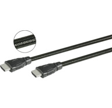 Kábel HDMI s opleteným plášťom a konektormi