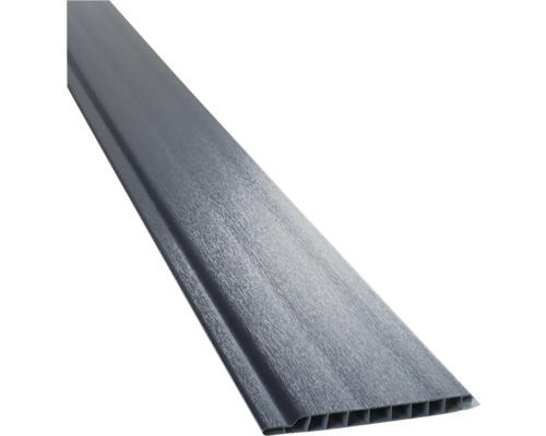 Palubka vonkajšia PVC antracit 3000x110x9,2 mm Plastový panel na obklady stien