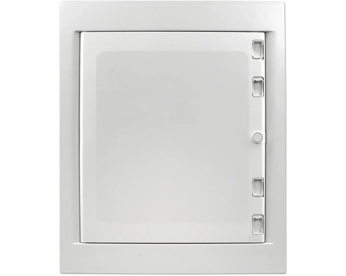 Rozvodná skriňa pod omietku IP40 E2 jednoradová 335 x 300 x 85 mm 24 modulov biela Revízne dvierka z plastu