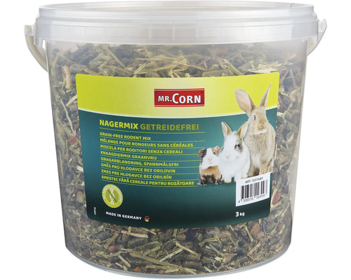 Krmivo pre hlodavce Mr. Corn bezobilné 3 kg