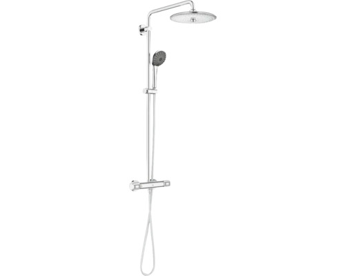 Sprchový systém s termostatickou batériou GROHE Vitalio Joy Shower System chróm lesk 27298003 Sprchový systém s hlavovou a ručnou sprchou
