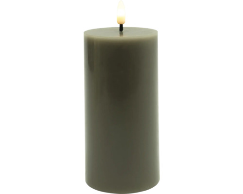 Dekoratívna bloková sviečka s elektronickým plameňom