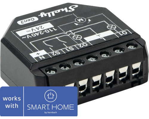 Relé Shelly Gen3 pre domácu automatizáciu