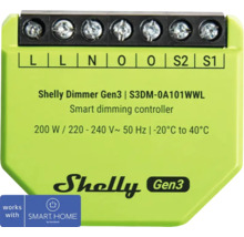 Inteligentný stmievací regulátor Shelly Dimmer Gen3
