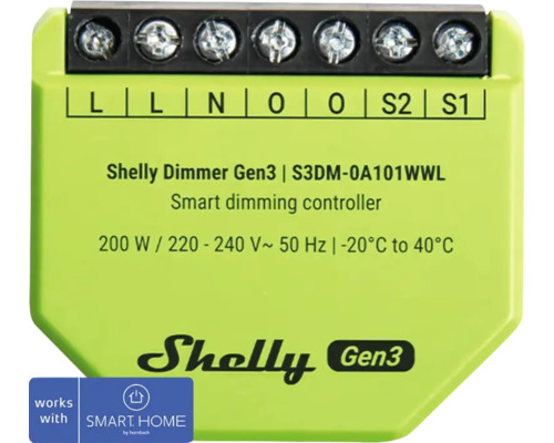 Inteligentný stmievací regulátor Shelly Dimmer Gen3