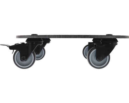 Pojazdná doska so štyrmi otočnými kolieskami