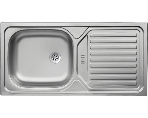 Nerezový drez s odkvapkávacou plochou