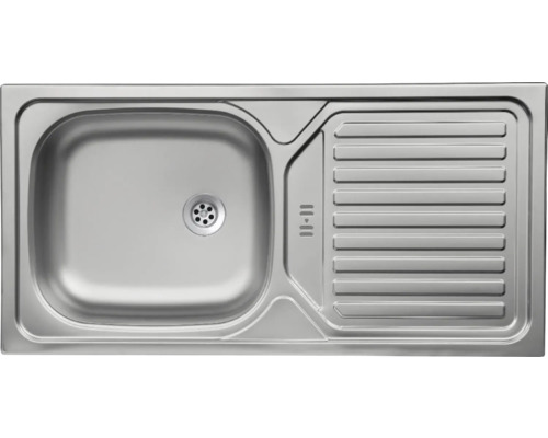 Nerezový drez s odkvapávacou plochou