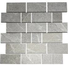 Mozaiková dlaždica z prírodného kameňa v obdĺžnikovom tvare