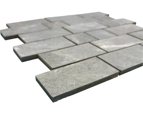 Mozaikové dlaždice z kameňa, obdĺžnikové usporiadanie