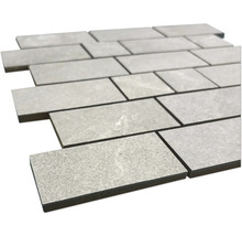 Obdĺžnikové mozaikové dlaždice so vzhľadom kameňa na obklad stien