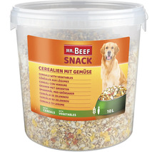 Mr Beef Snack obilniny so zeleninou pre psov vo vedre