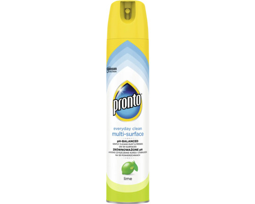 Čistiaci prostriedok Pronto Lime univerzálny 250 ml Pronto čistič viacerých povrchov na každodenné upratovanie, vôňa limetky
