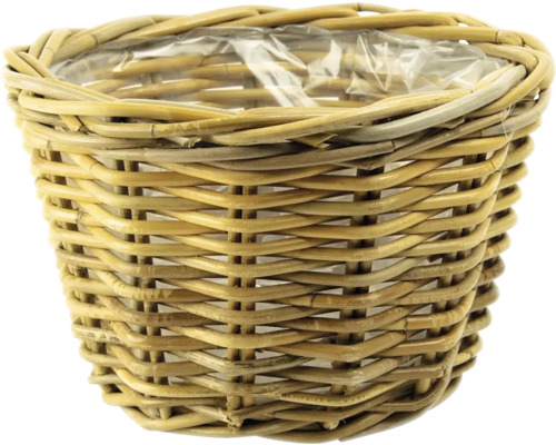 Prútený kvetináč v tvare košíka