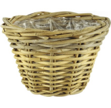 Kvetináč z prúteného pletiva