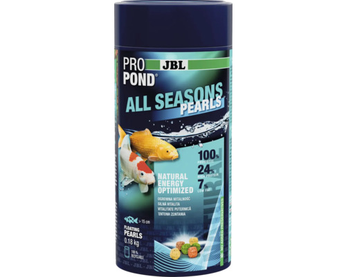 Krmivo pre jazierkové ryby JBL ProPond All Seasons Pearls 0,18 kg JBL Pro Pond All Seasons Pearls krmivo pre ryby