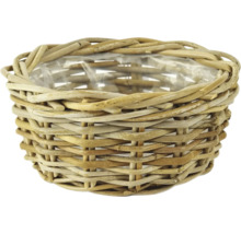 Prútený kvetináč s fóliou