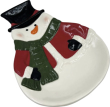 Miska snehuliak ako dekorácia stola