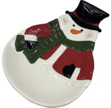 Servírovací tanier v tvare snehuliaka