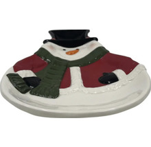 Miska v tvare snehuliaka na sezónne dekorácie