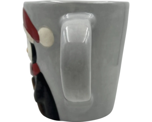 Keramický hrnček s uchom a dekorom