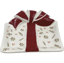 Tanier v tvare darčeka s mašľou