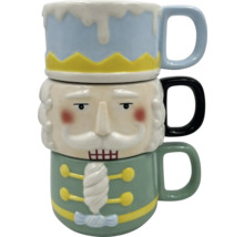 Stohovateľné keramické hrnčeky s motívom luskáčika