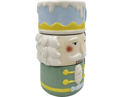 Dekoratívny hrnček Luskáčik, naskladaný
