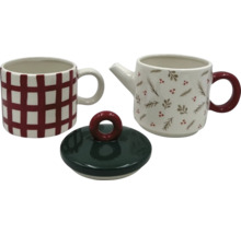 Čajová súprava s šálkou, kanvicou a vekom