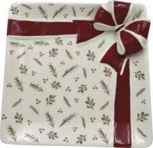 Dekoratívny tanier so vzorom mašle