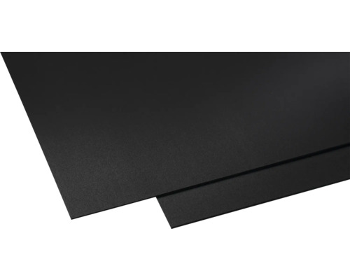 Doska z tvrdej peny 3x250x500 mm čierna Plastová doska pre vnútorné i vonkajšie použitie