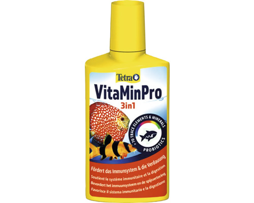 Prípravok pre sladkovodné ryby Tetra VitaMinPro 3in1 na zlepšenie životných podmienok 100 ml Prípravok pre sladkovodné ryby Tetra VitaMinPro 3in1 na zlepšenie životných podmienok 100 ml