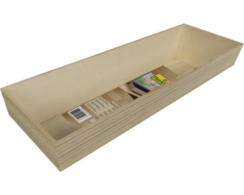 Obdĺžnikový kvetináč z dreva