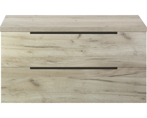 Spodná skrinka s dvomi zásuvkami vo vzhľade dreva