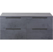 Spodná skrinka so štyrmi zásuvkami a úchytkami