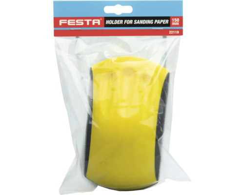 Držiak brúsneho papiera Festa, 150 mm, v balení
