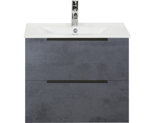 Skrinka pod umývadlo s dvomi zásuvkami, umývadlo a batéria