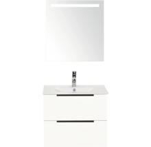 Umývadlo so skrinkou a zrkadlom s osvetlením