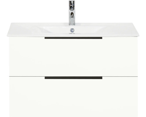 Skrinka pod umývadlo s umývadlom a dvoma zásuvkami