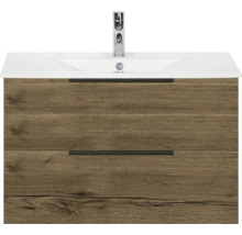 Umývadlová skrinka s dvoma zásuvkami a batériou