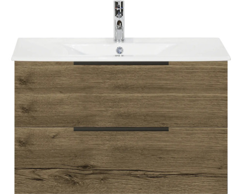 Umývadlová skrinka s dvoma zásuvkami a batériou