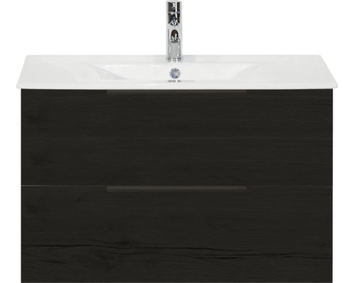 Skrinka pod umývadlo s dvoma zásuvkami a umývadlom na dosku