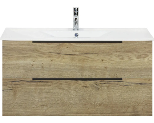 Skrinka pod umývadlo s dvomi zásuvkami a umývadlom